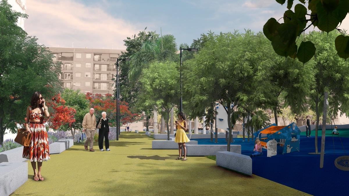 Proyecto del Jardí Joan XXIII