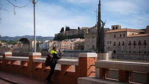 El monumento franquista de la Batalla del Ebro cumple 60 años a la espera de la sentencia judicial para ser retirado: No habrá un segundo referéndum . Fotografías de la ciudad de Tortosa, el día 16 de febrero de 2026.