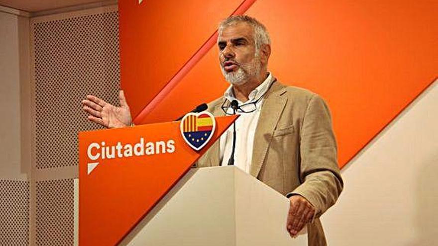 El president de Ciutadans, Carlos Carrizosa