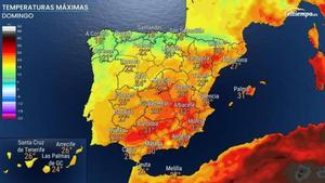 Previsión del tiempo en España