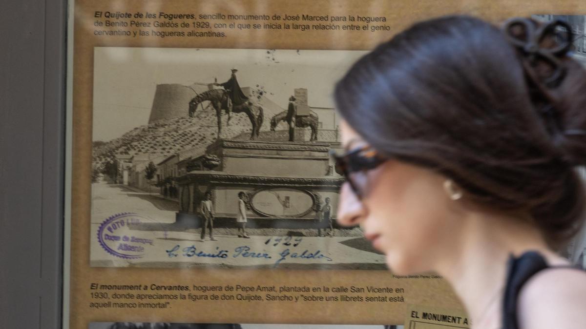 El Quijote deja huella en las Hogueras de Alicante