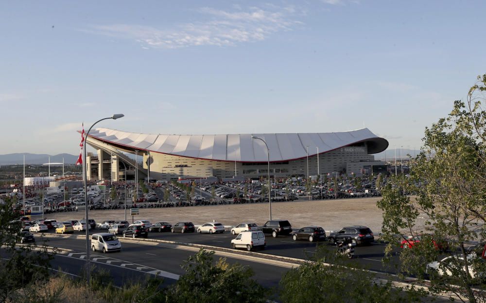 El Rey Felipe VI preside el estreno del Wanda Metropolitano