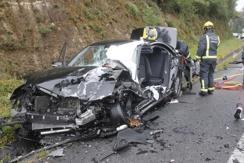 Accidente en Marín