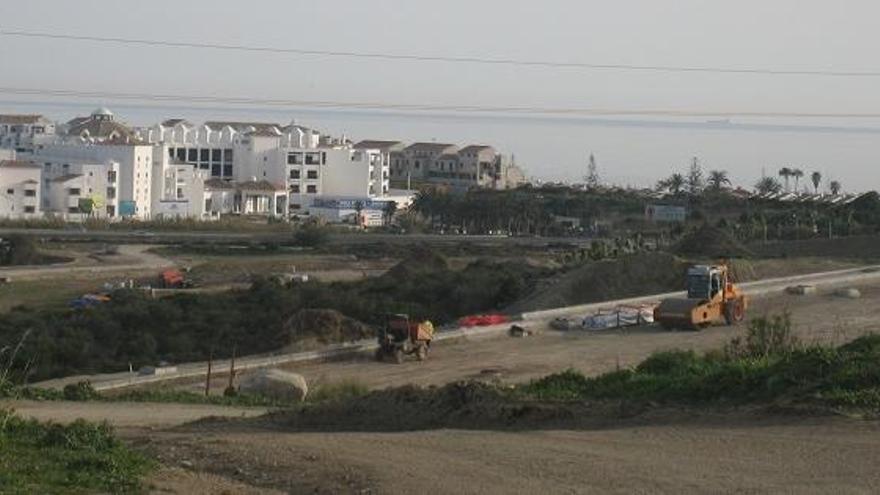 Imagen de los terrenos donde se construirá el futuro Chare de Estepona.