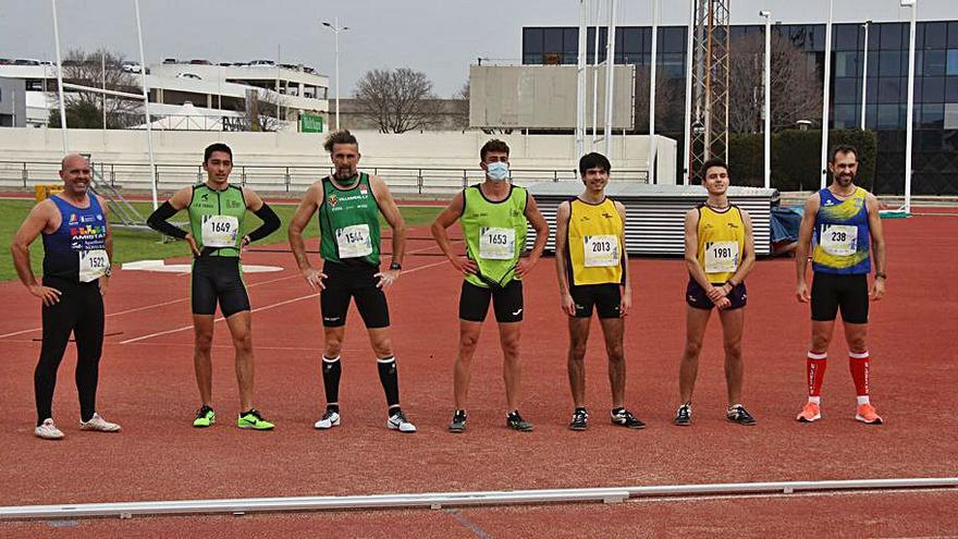 Los participantes en las combinadas masculinas.