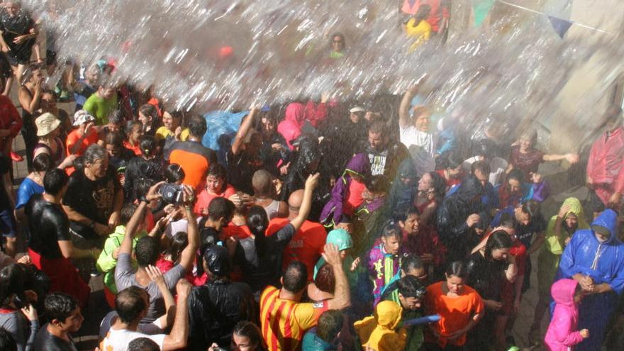 Remullada a la plaça de Sant Pere als Elois del 2019