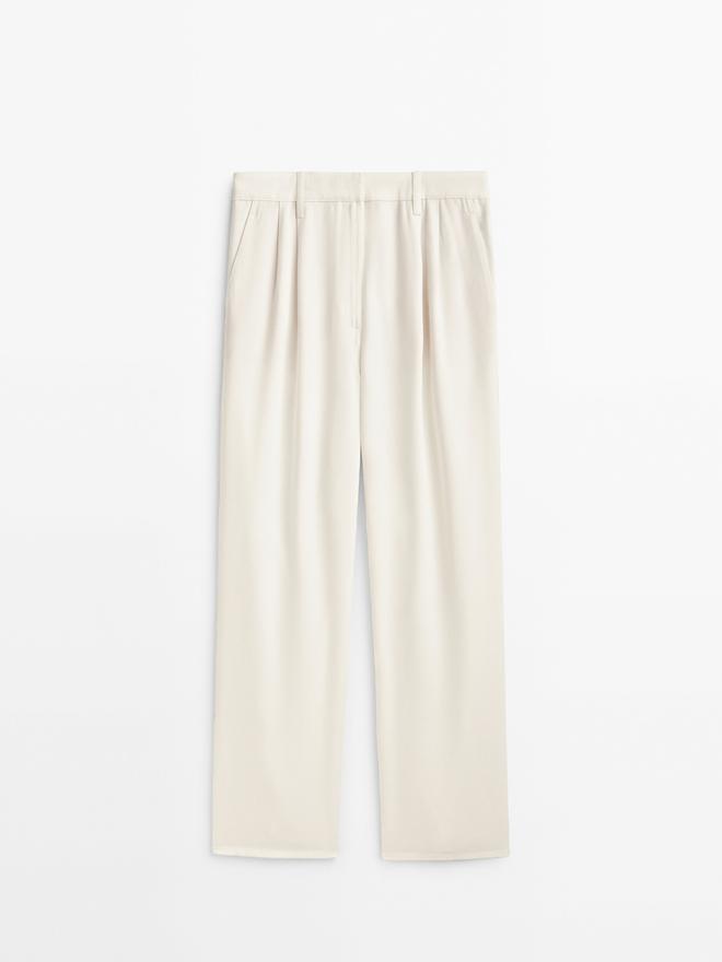 Pantalones de lino de Massimo Dutti