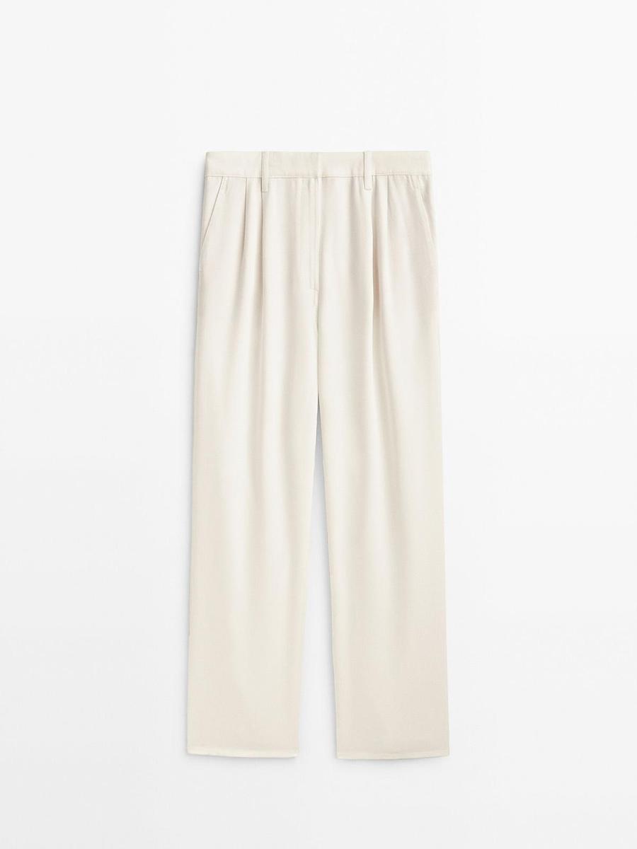 Pantalones de lino de Massimo Dutti