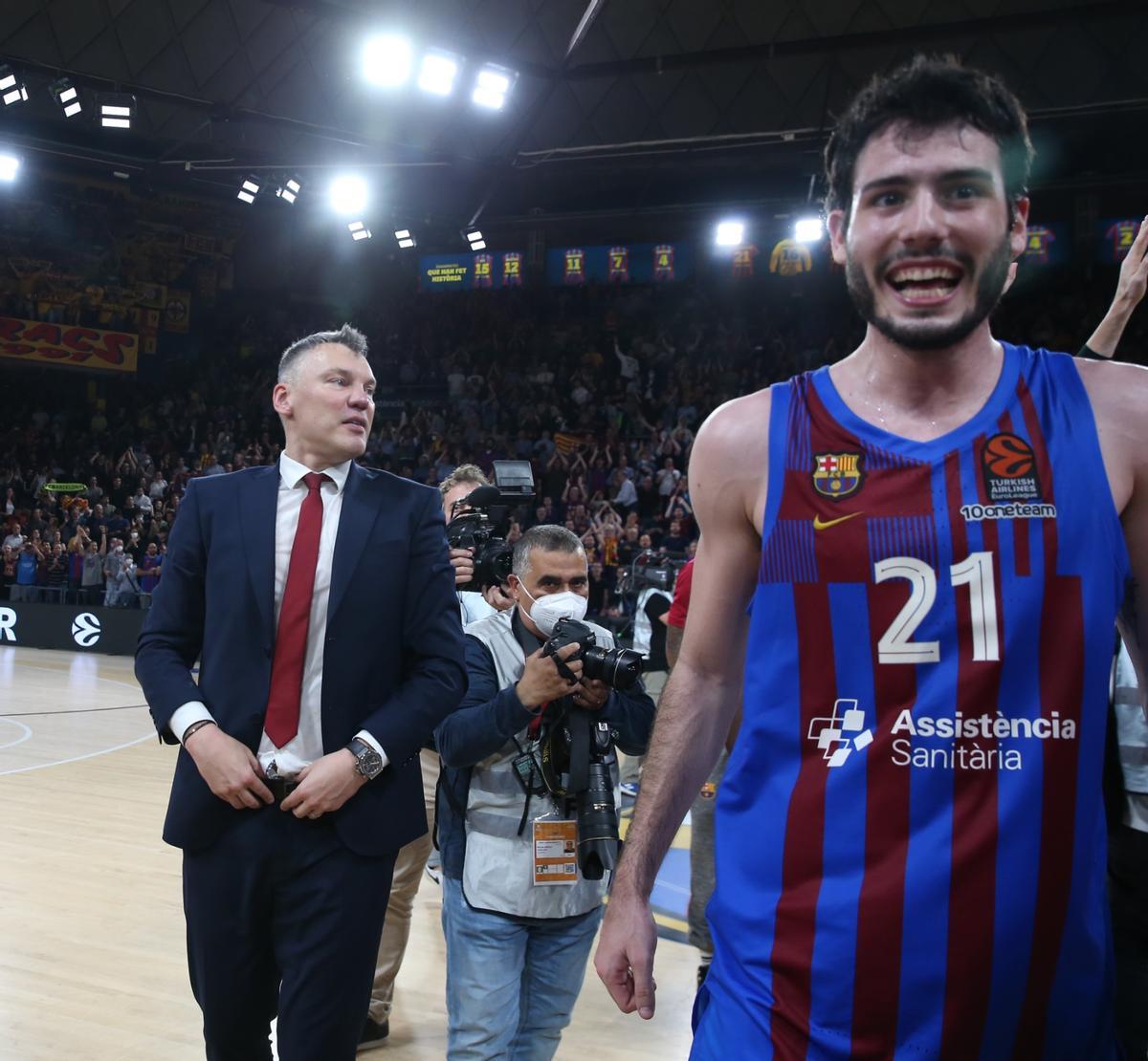 ¡Locura en el Palau! Así celebró el Barça el pase a la Final Four