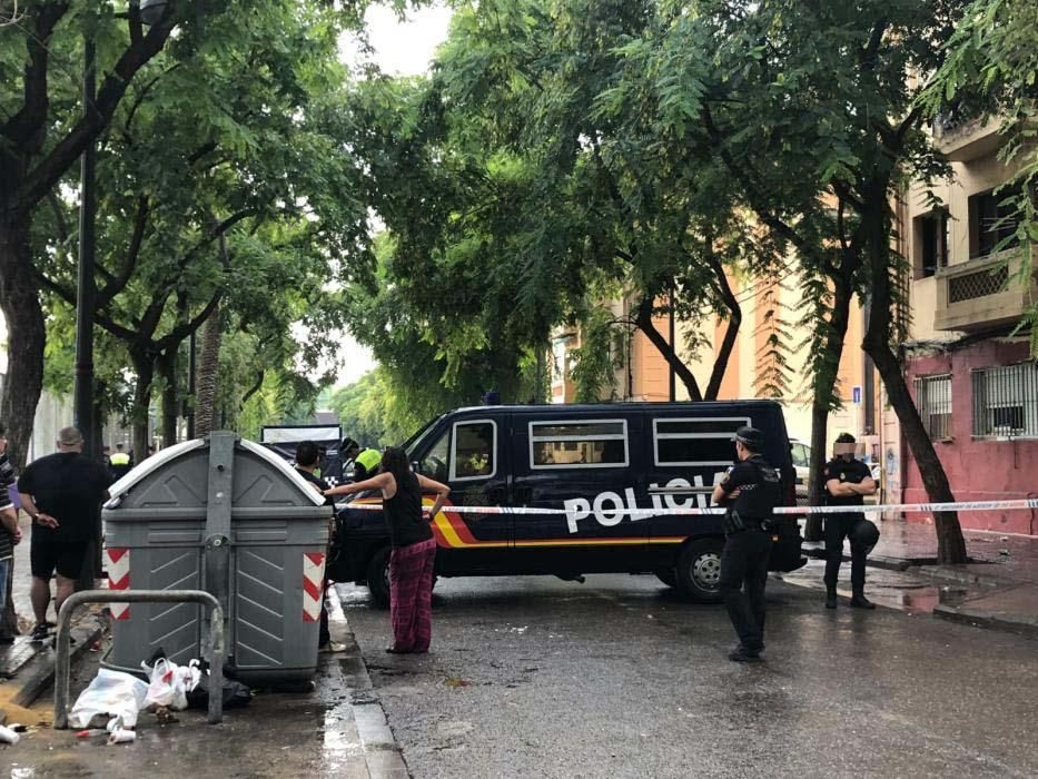 Atropello mortal en una persecución en las 'casitas rosa' de València