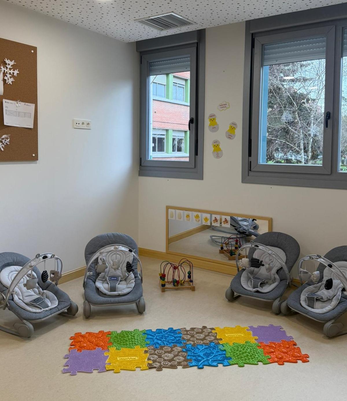 Vista interior de la nueva escuelina.