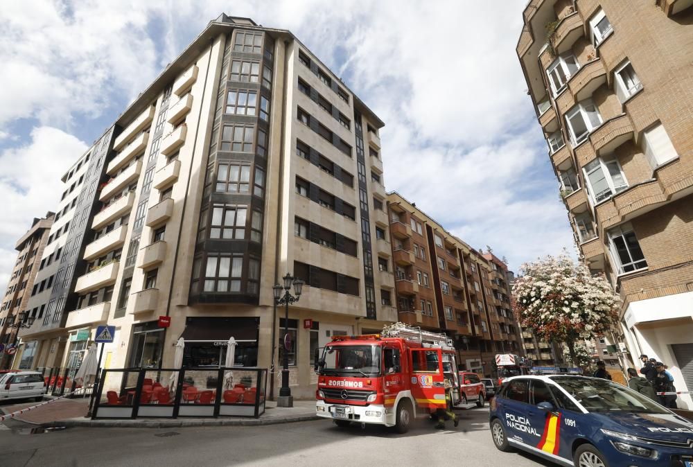 Conato de incendio en Oviedo