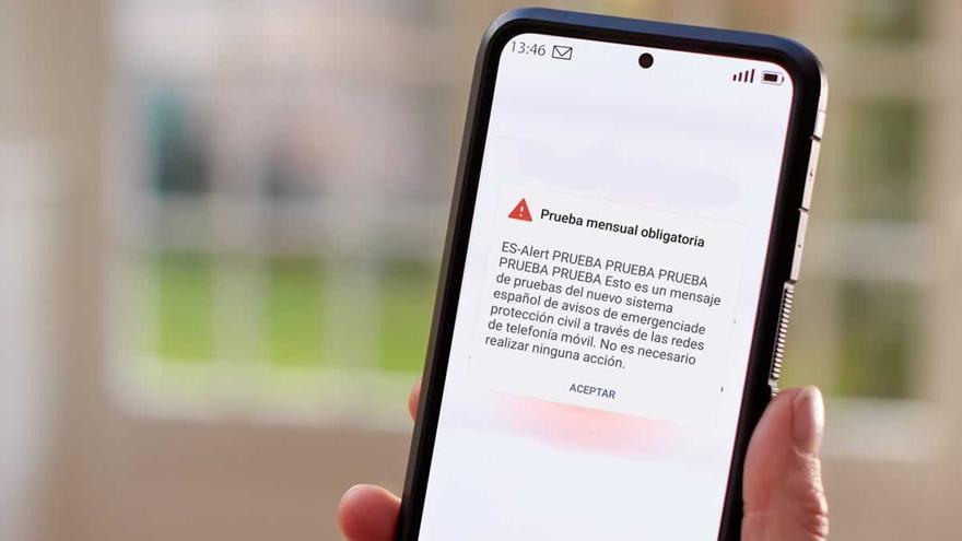 A qué hora suena la alerta de prueba en Valencia y cómo: un caso real