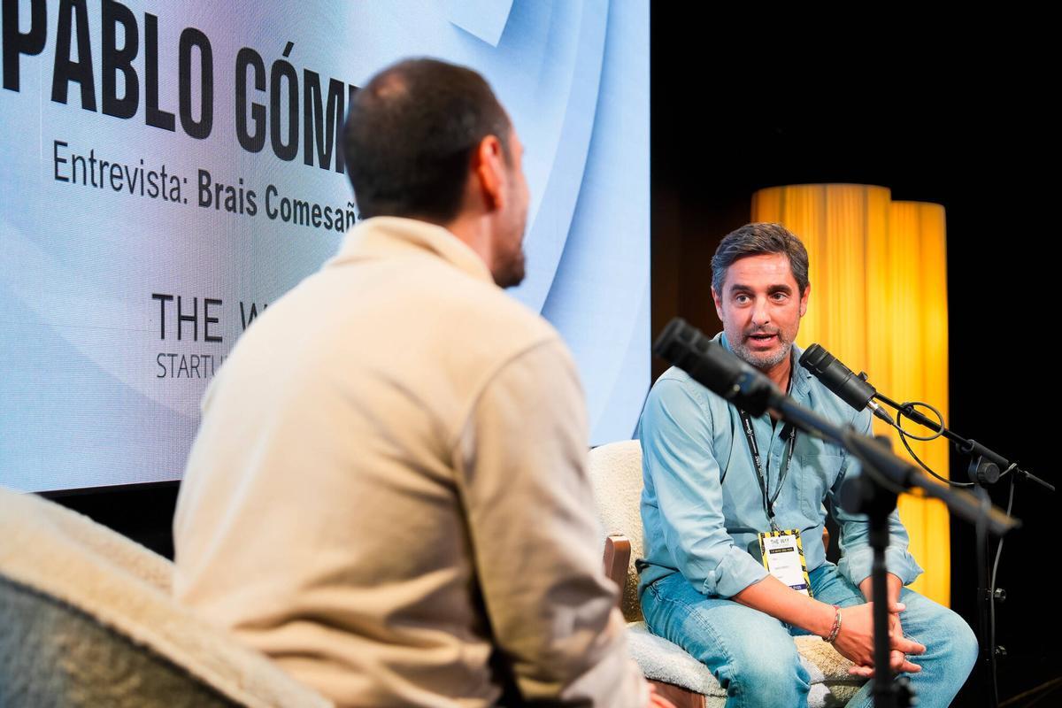 Pablo Gómez, CEO y cofundador de YowUp!, ayer en The Way Startup Summit.