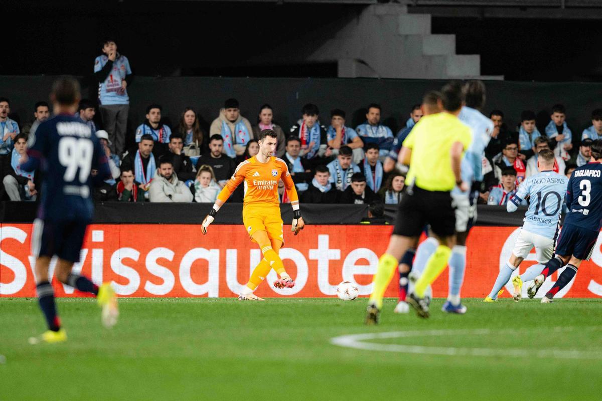 Imagen del partido entre Celta y OL