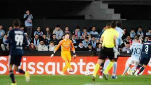 Imagen del partido entre Celta y OL