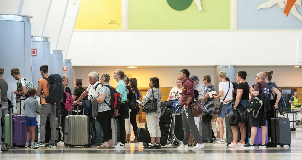 Operación salida de agosto en el aeropuerto de Gran Canaria