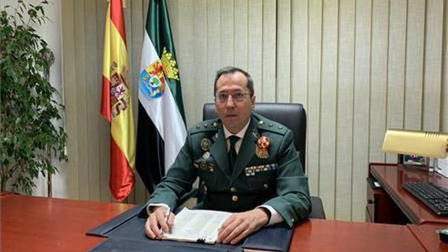 El teniente coronel Campón, nuevo jefe de la Comandancia de Cáceres