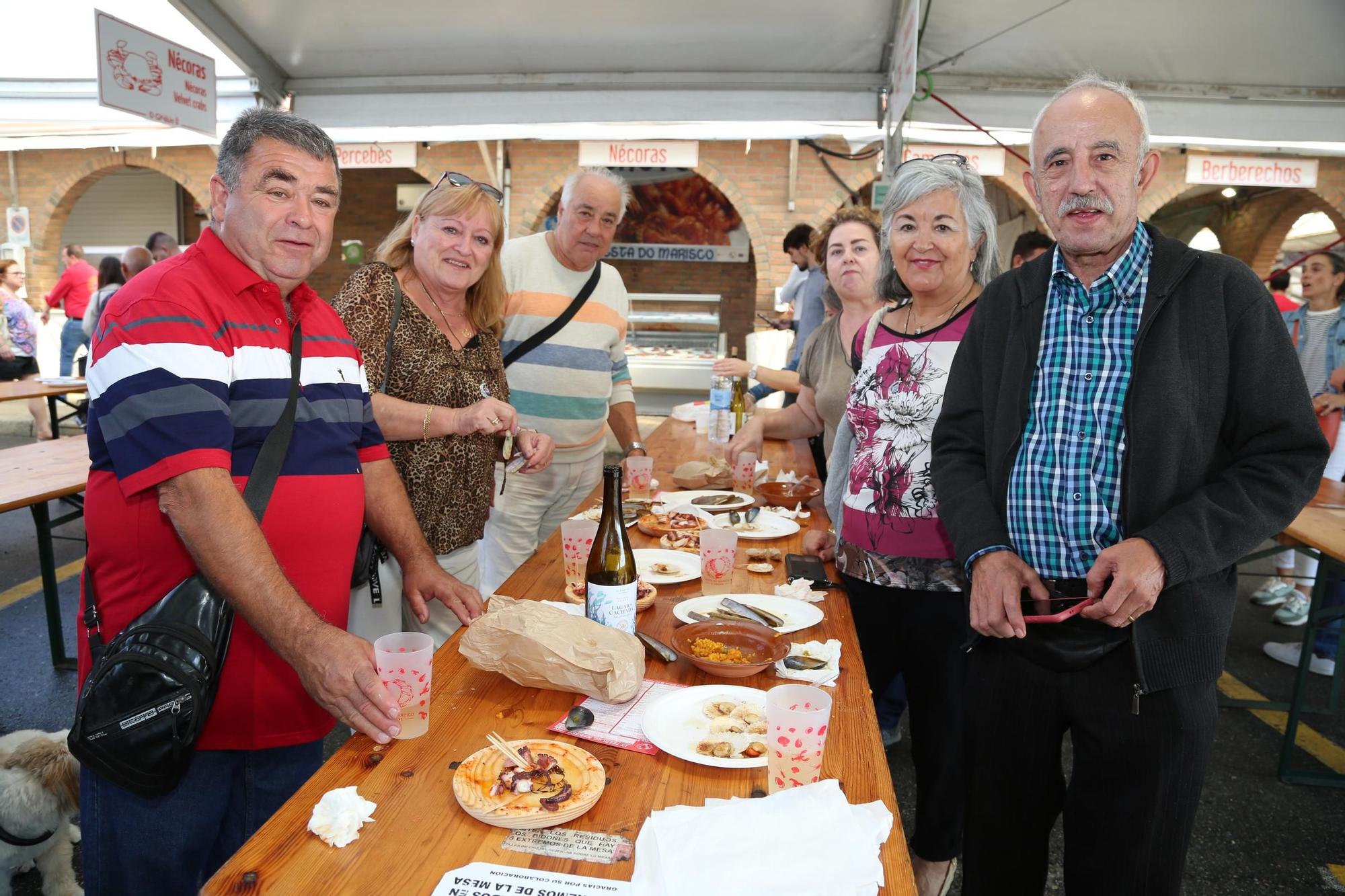 La Festa do Marisco de O Grove, esta mañana.