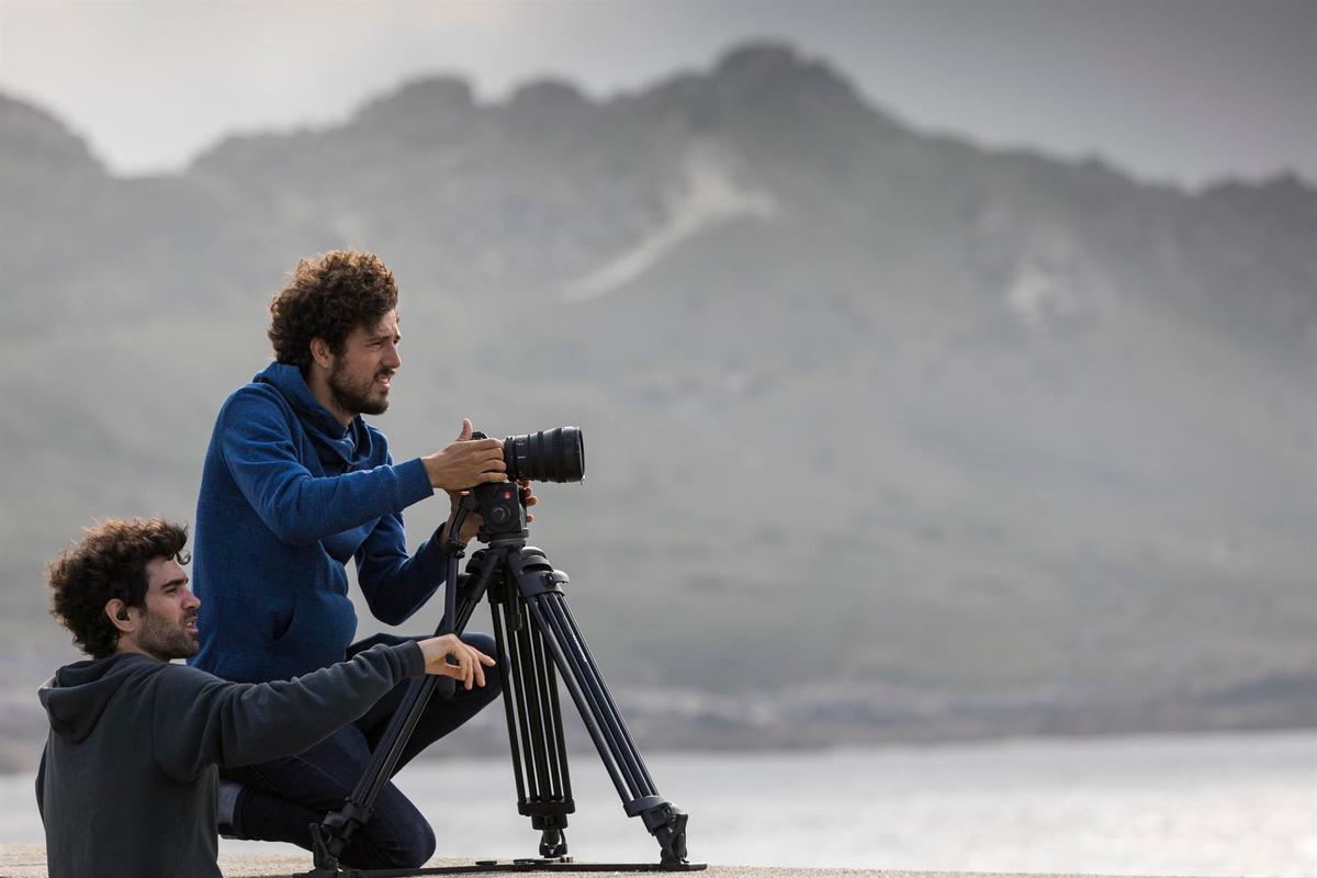 Lois Patiño, durante el rodaje de Lúa Vermella FOTO: TONO ARIAS