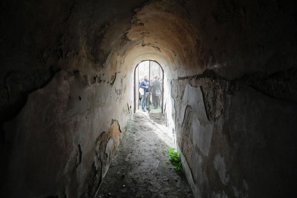 Im Luftschutzbunker an Palmas Stadtmauer