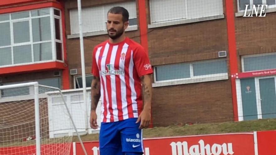 Presentación Rubén García como nuevo jugador del Sporting