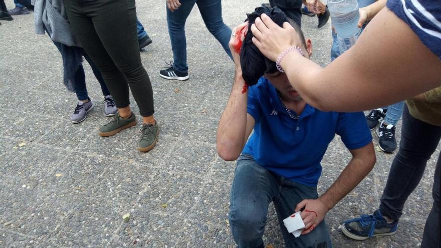 Un dels ferits en l&#039;actuació policial a l&#039;antiga FP de Sant Narcís