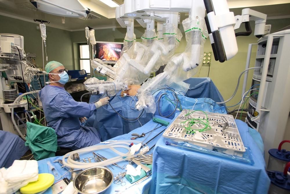 Cirugía con el robot Da Vinci