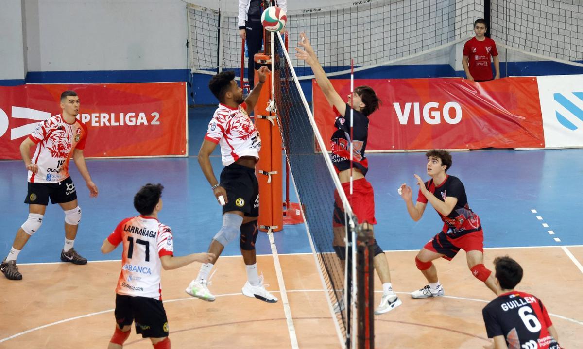 Un momento de un partido de esta temporada del Club Vigo. | MARTA G.BREA