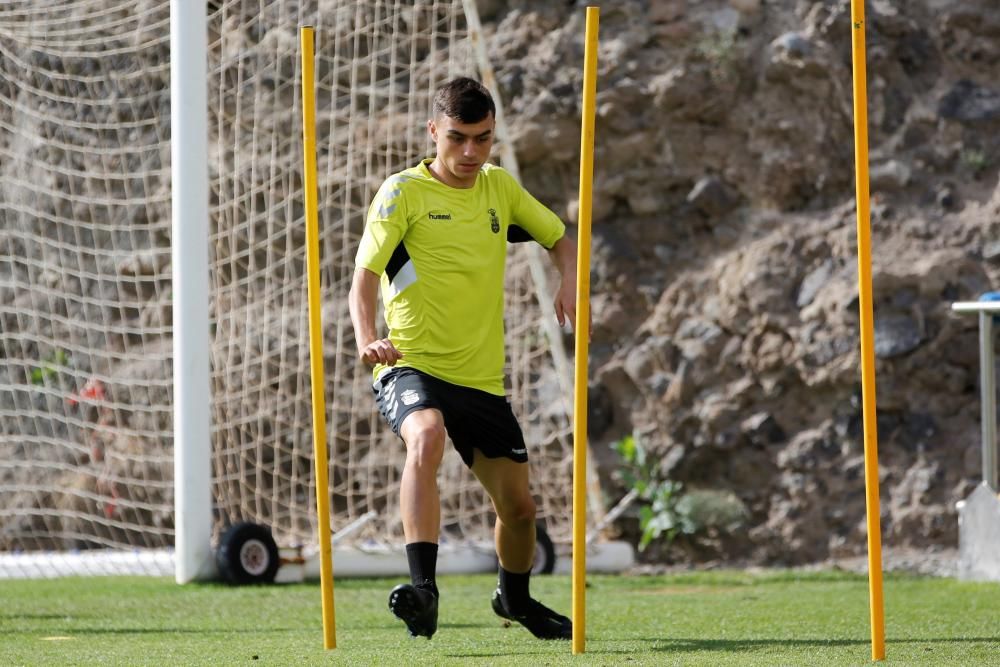 Entrenamiento de la UD Las Palmas para el derbi