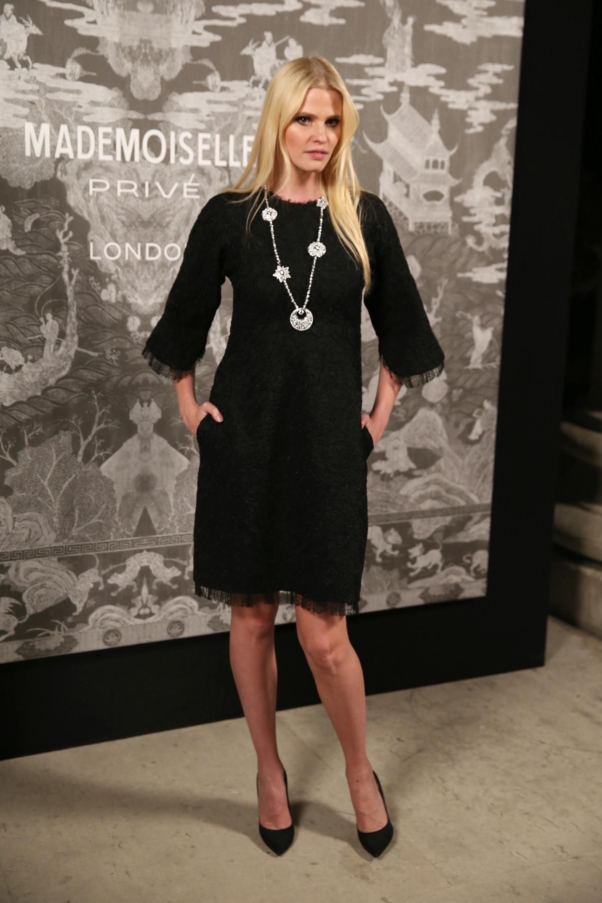 Lara Stone en la fiesta Chanel Madmoiselle Prive