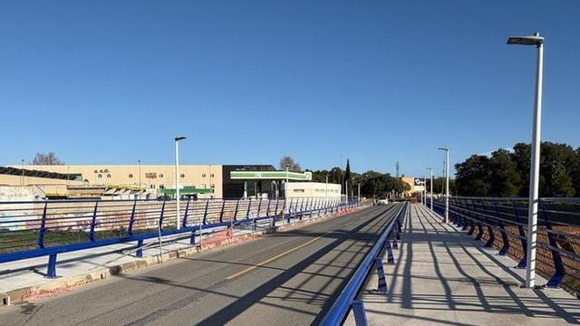 L’únic pont que va sobreviure a la dana a Picanya entra en l’última fase de rehabilitació