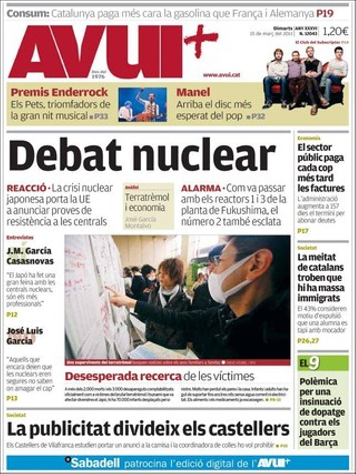 avui 15-03-2011