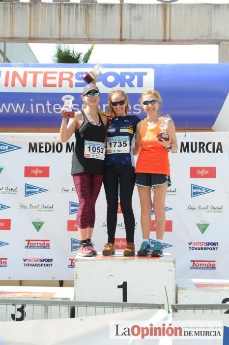 Media Maratón de Murcia: podios