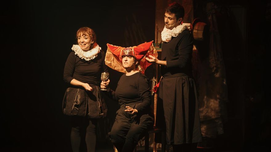 La representa de "Hamlet", de Guayominí Producciones.