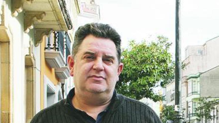 Francisco Iriarte, en Ribadeo.