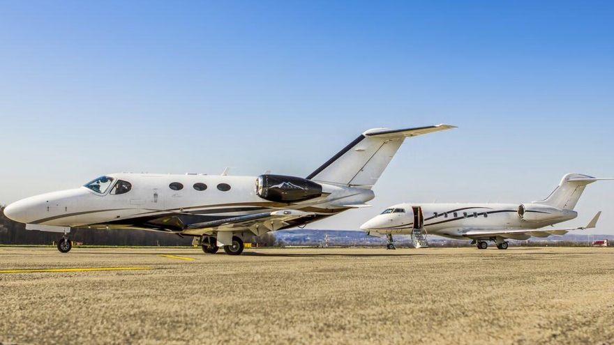El aeropuerto de Palma es el primero de España en llegada de jets privados