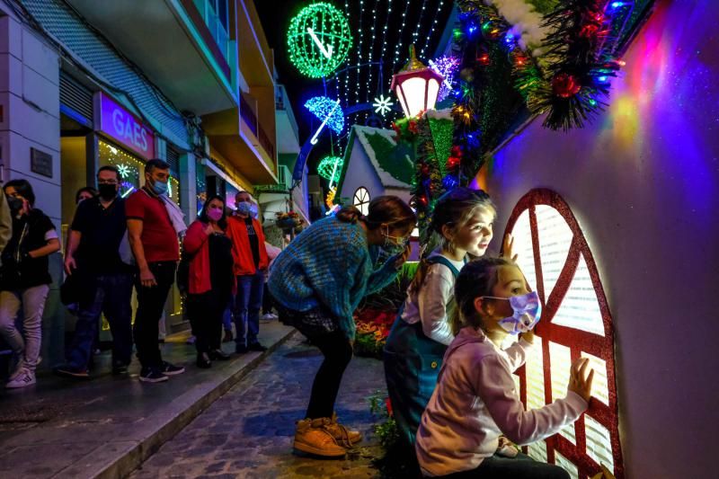 Recorrido por la iluminación en el casco de Gáldar