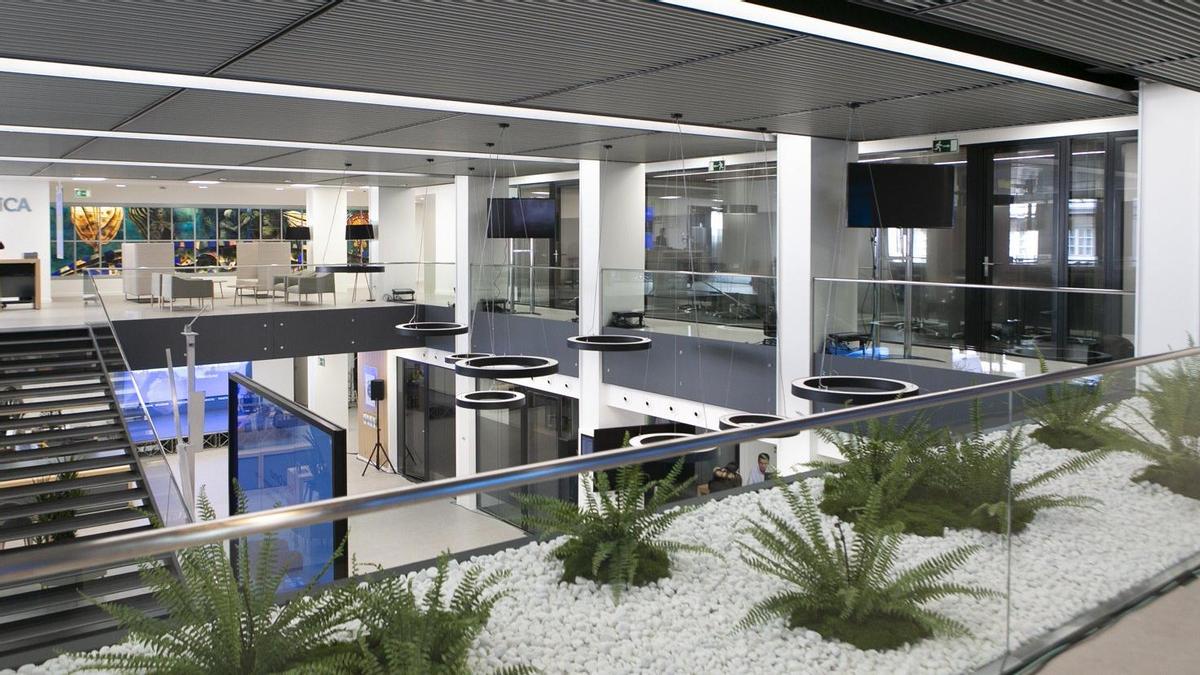 Interior de una empresa de Abanca