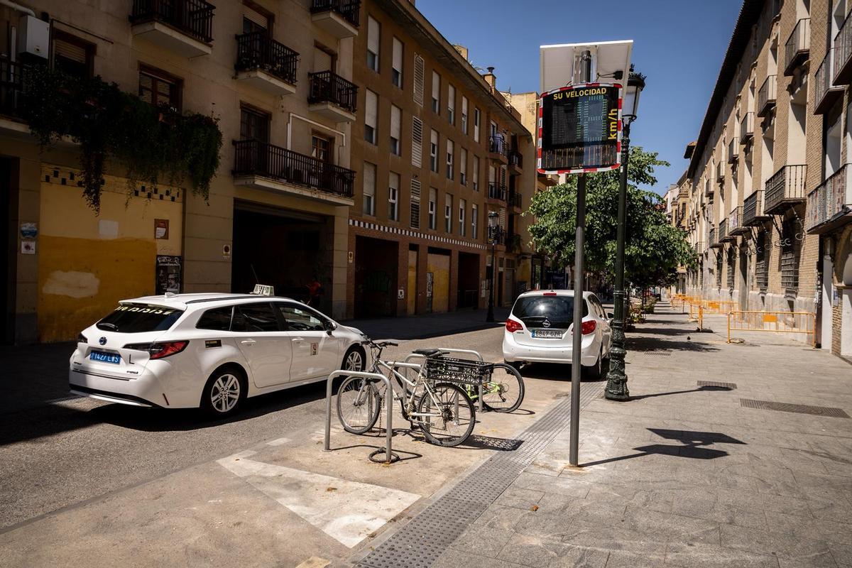 Panel didáctico situado en la calle Predicadores.