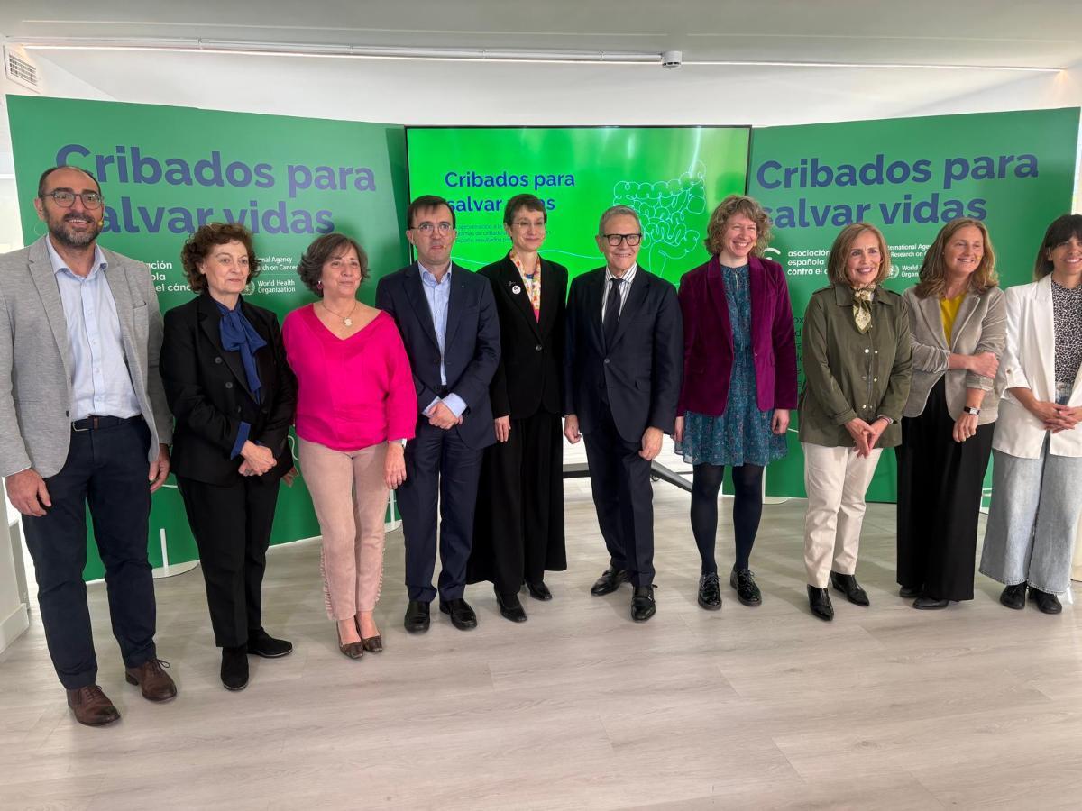 La subdirectora xeral de Estilos de Vida Saudable de la Consellería de Sanidade, Sagrario Pérez, en Madrid, en una una jornada organizada por la Asociación Española Contra el Cáncer.
