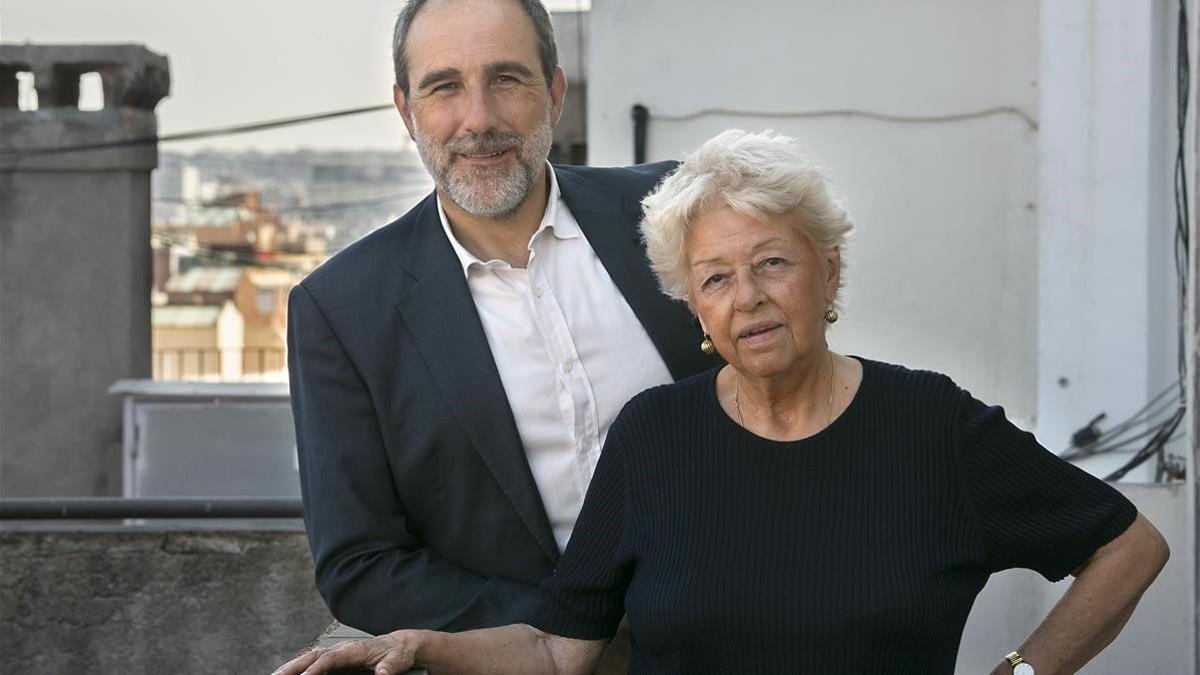 Juan Cerezo y Beatriz de Moura, fotografiados este miércoles en Barcelona