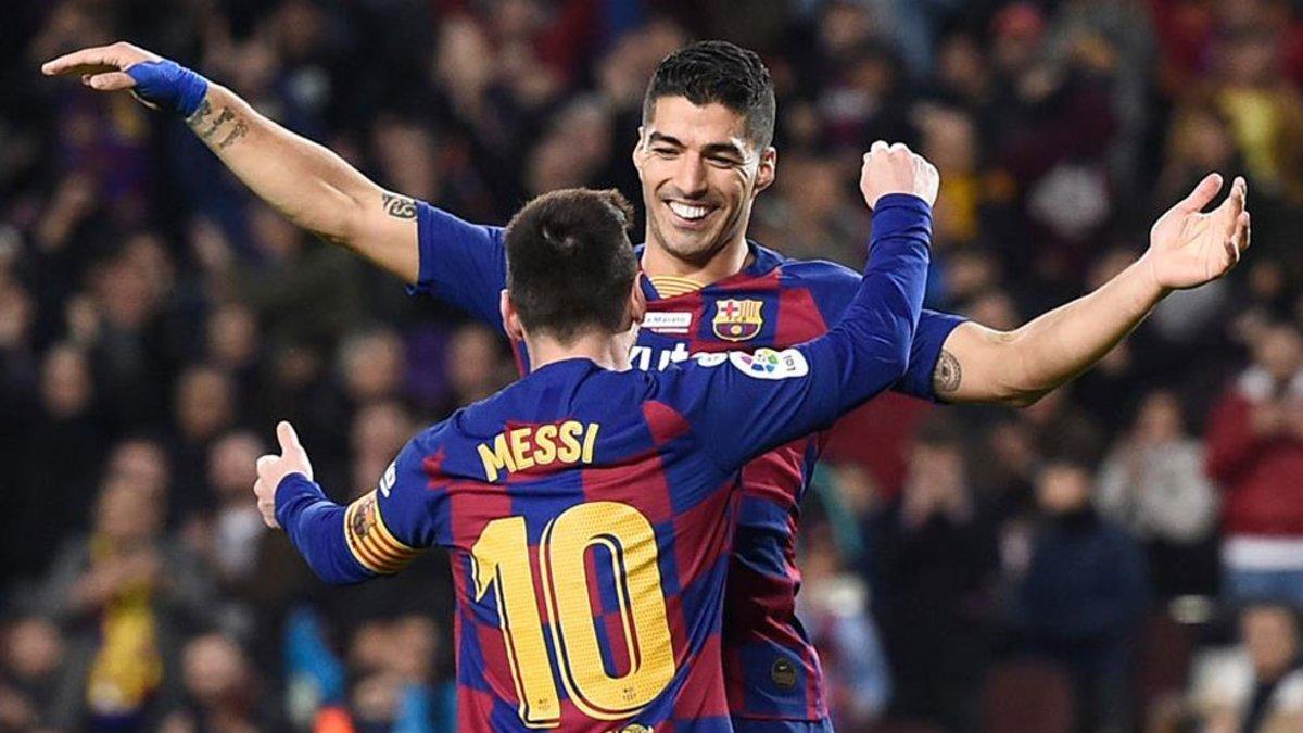 Leo Messi y Luis Suárez quieren seguir celebrando muchisimos más goles juntos