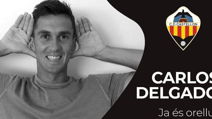 Carlos Delgado refuerza la defensa del CD Castellón