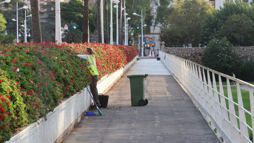 Renuevan el suelo del puente de Rita Barberá