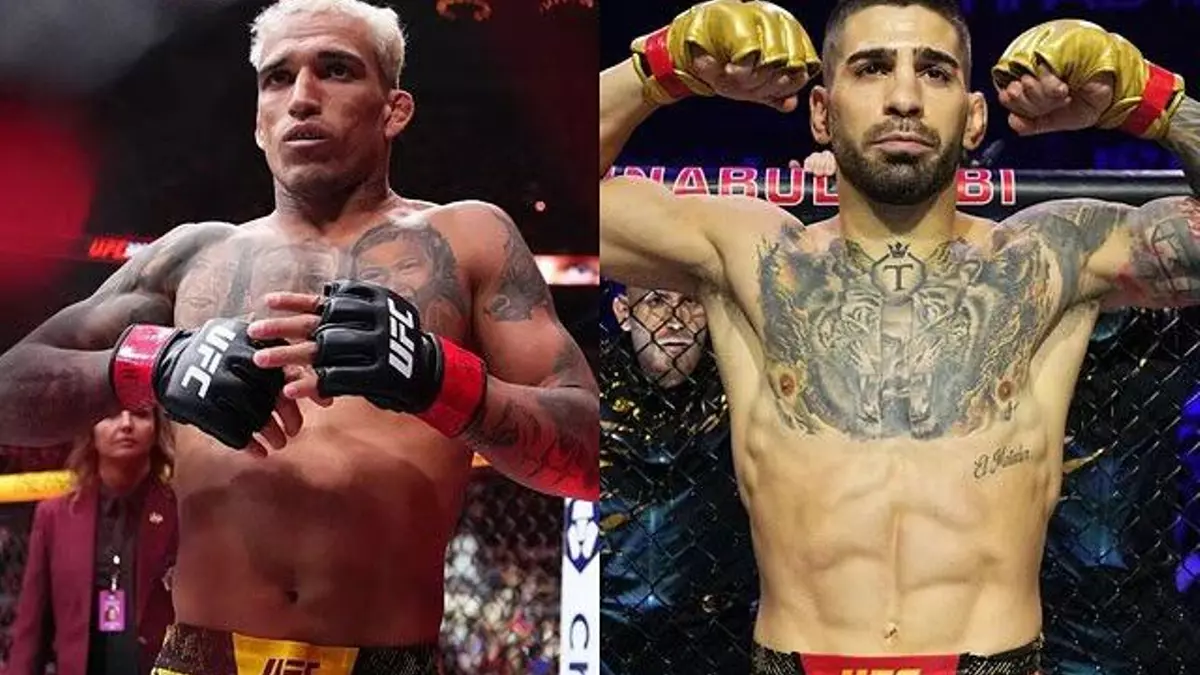 Oliveira calienta su combate ante Topuria: "Soy mejor que él y vendo mucho"