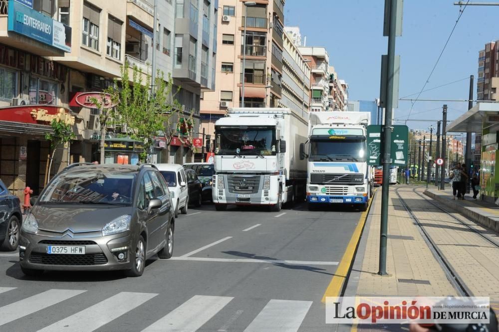 Manifestación de los agricultores por el Mar Menor en Murcia