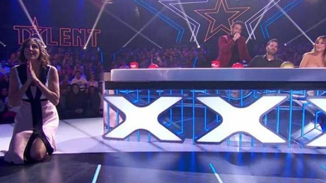 Paz Padilla, tras pulsar el botón.
