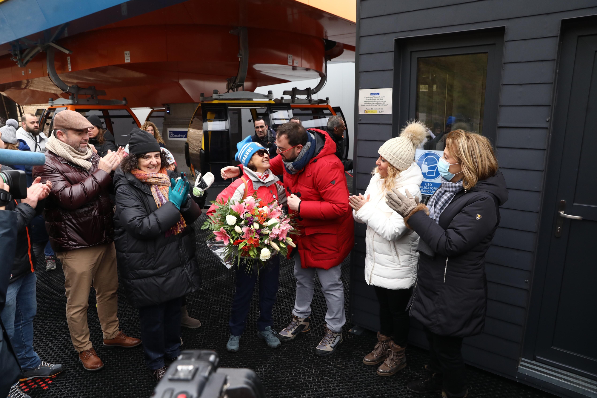 En imágenes: Así fue la inauguración de la telecabina de Pajares