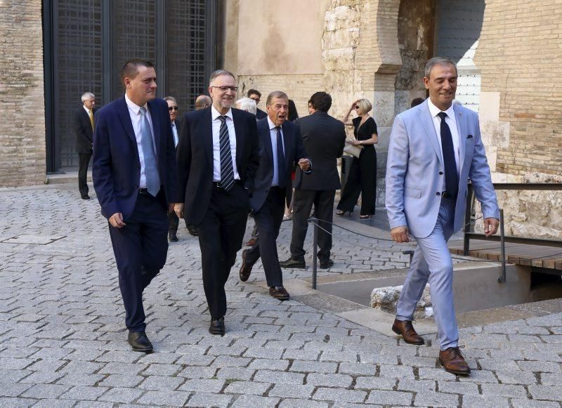 Toma de posesión de Javier Lambán como presidente de Aragón